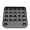 Cue & Case Black Hard Plastic 22 Snooker Ball Tray Carrier For 2 1/16" Snooker Balls 1 Cue & Case Black Hard Plastic 22 Snooker Ball Tray Carrier For 2 1/16" Snooker Balls -Billiards Shop 1 10