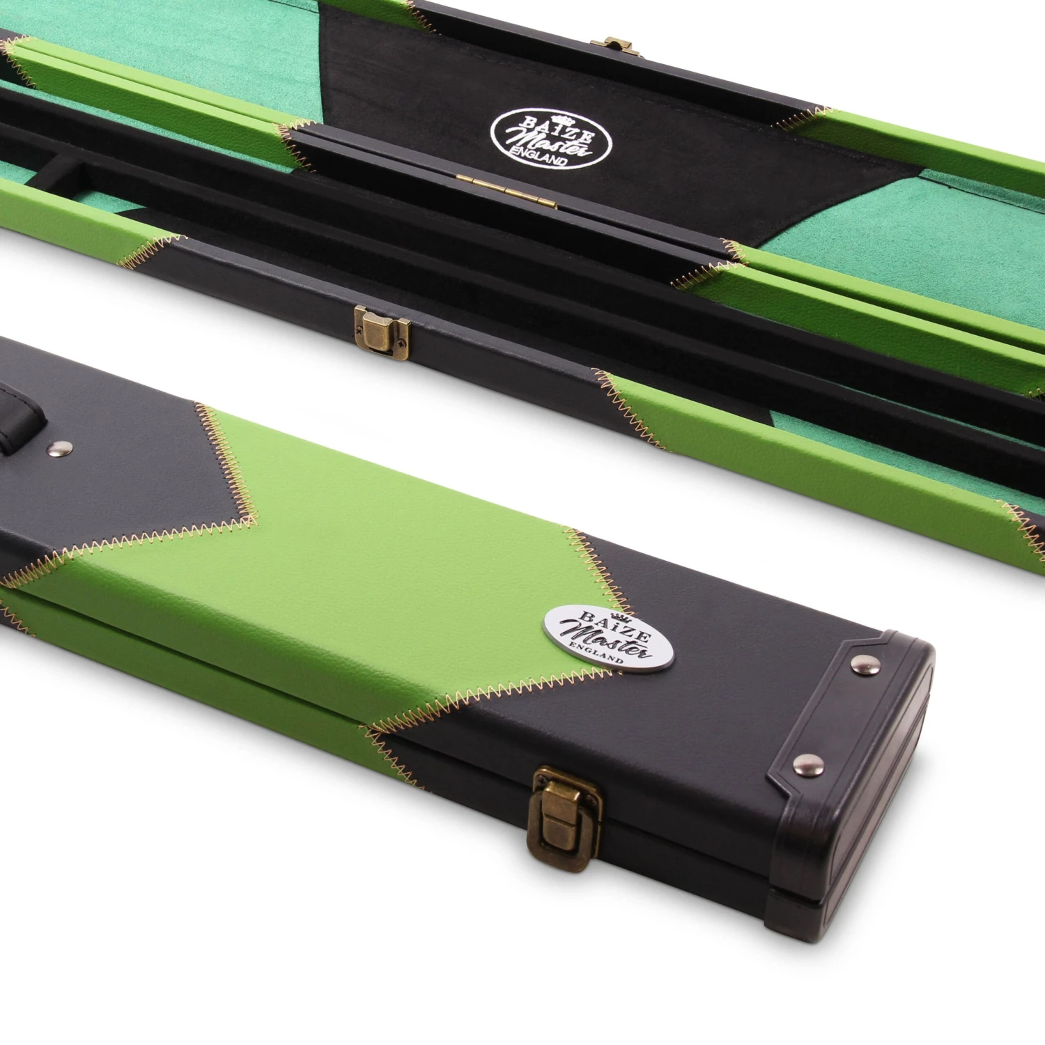 Baize Master Baize Master 2 Piece 3 SLOT ARROW Snooker Pool Cue Case With Plastic Ends 3 Baize Master Baize Master 2 Piece 3 SLOT ARROW Snooker Pool Cue Case With Plastic Ends