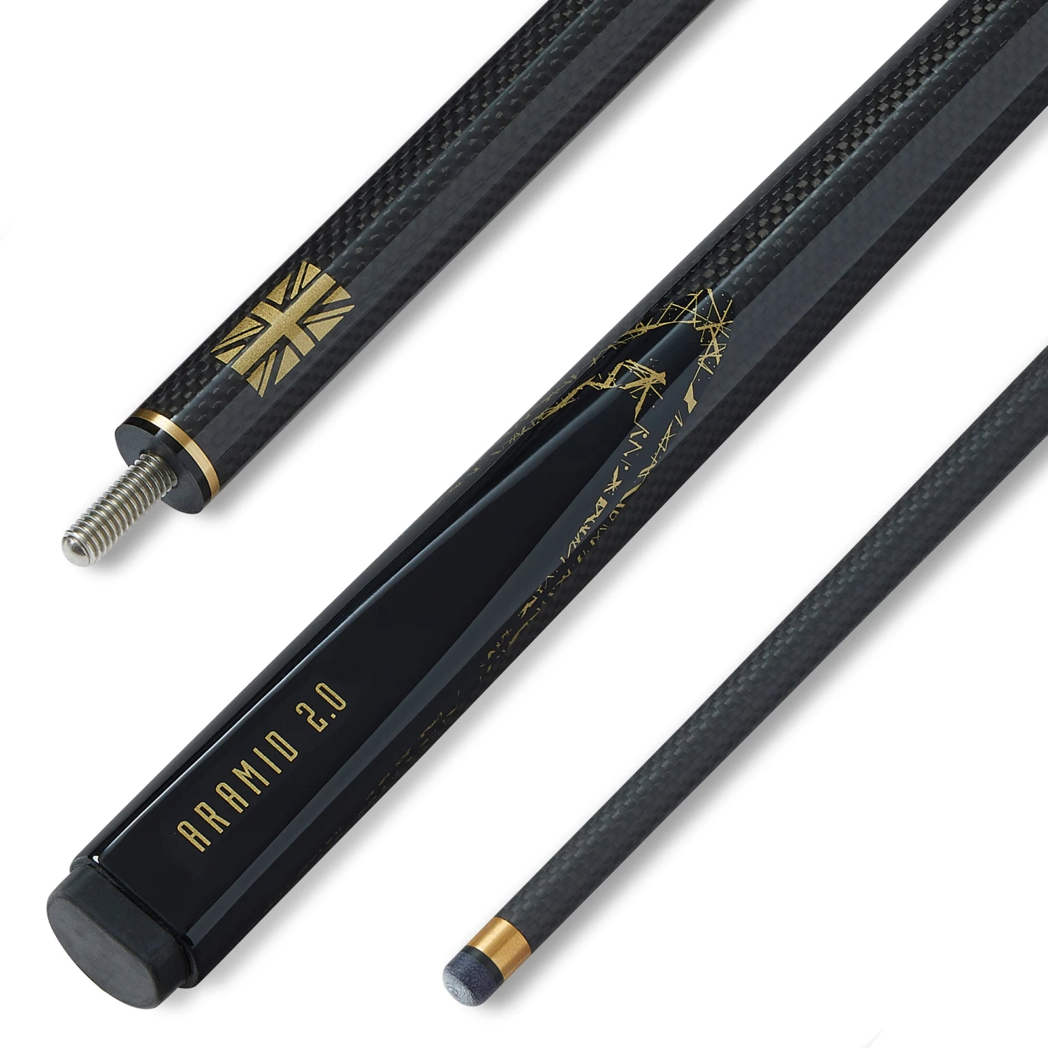 PowerGlide PowerGlide ARAMID 57 Inch 2 Piece Centre Joint Carbon Fibre Snooker Cue 10mm Tip 9 PowerGlide PowerGlide ARAMID 57 Inch 2 Piece Centre Joint Carbon Fibre Snooker Cue 10mm Tip - Image 7