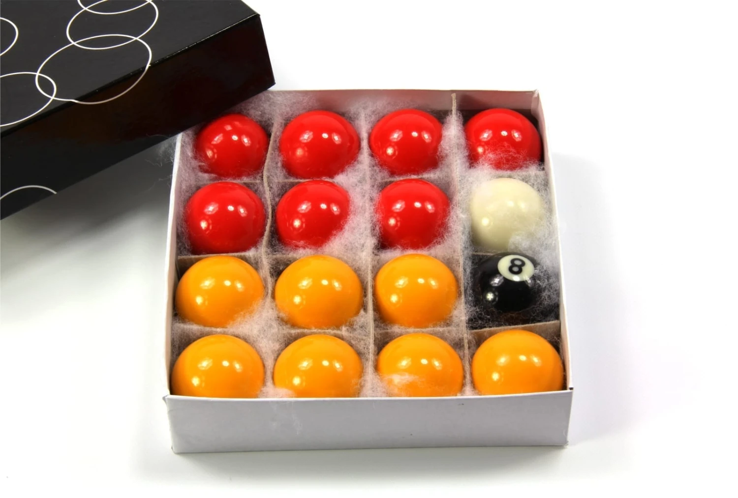 Cue & Case Funky Chalk Kids Small 38mm ECONOMY RED & YELLOW POOL Balls - 16 Ball Set - 1 1/2 Inch 3 Cue & Case Funky Chalk Kids Small 38mm ECONOMY RED & YELLOW POOL Balls - 16 Ball Set - 1 1/2 Inch