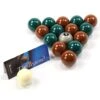 Aramith EXCLUSIVE! Aramith Premier SILVER 8 BALL Edition GREEN & BROWN Pool Balls -Billiards Shop 1 462