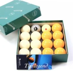 Aramith EXCLUSIVE! Aramith SILVER 8 Edition YELLOW & WHITE Pool Balls - PRO CUP Cue Ball