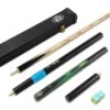 Baize Master Baize Master GREEN EMPEROR SNOOKER CUE SET With Case 2 X Extensions And Chalk -Billiards Shop 1644 439b888b 5517 4cac 809b 3b4c3e08bd290