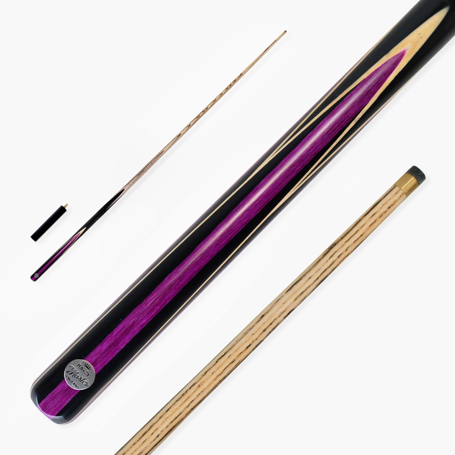Baize Master Baize Master 1 Piece PURPLE JESTER 57 Inch Ash Snooker Pool Cue With 9.5mm Tip 3 Baize Master Baize Master 1 Piece PURPLE JESTER 57 Inch Ash Snooker Pool Cue With 9.5mm Tip