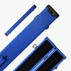 Cue & Case ROYAL BLUE Luxury Snooker Pool Cue Case For 2 Piece Centre Joint Cue