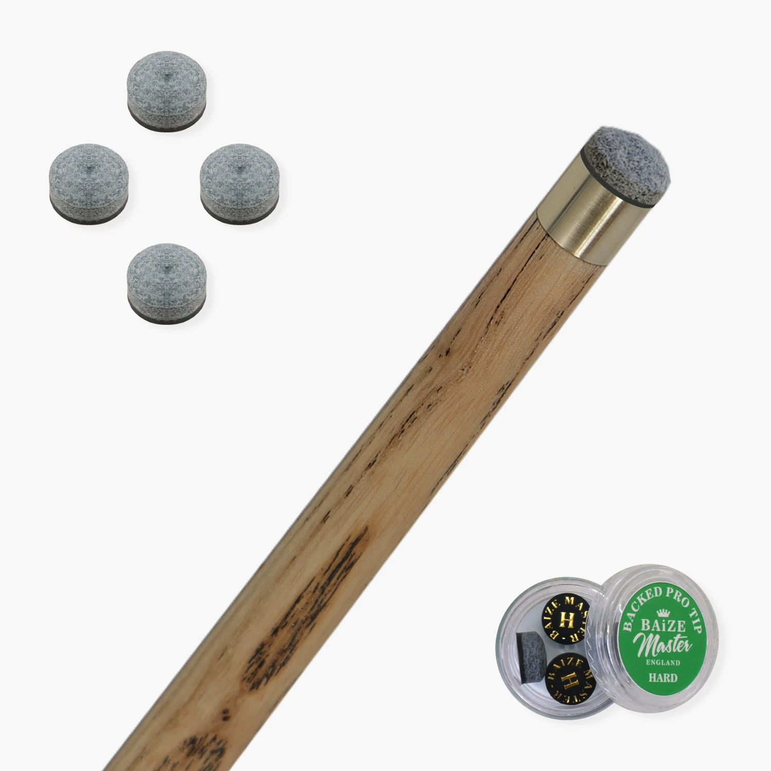 Baize Master Baize Master Pro-Impact Leather Backed Pressed Tips - Pack Of 4 - 10mm Tips 3 Baize Master Baize Master Pro-Impact Leather Backed Pressed Tips - Pack Of 4 - 10mm Tips