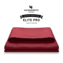 Hainsworth Hainsworth ELITE PRO 7ft UK POOL Table Cloth Bed & Cushion Set -Billiards Shop 1 EP BURGUNDY