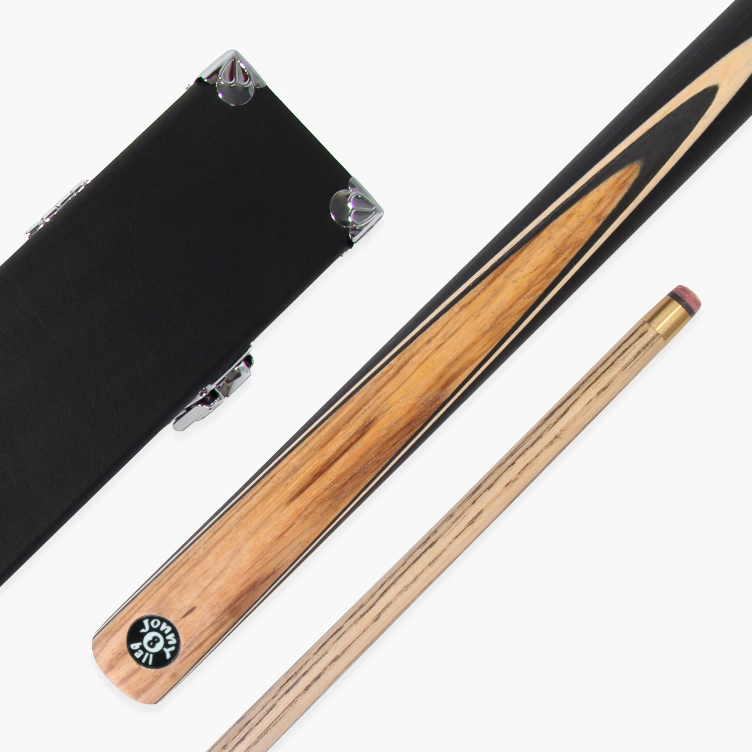 Cue + Case Jonny 8 Ball Challenger 57 Inch 2 Piece English Pool Cue And Case Set With 8mm Pro Leather Tip With Black Hard Case 12 Cue + Case Jonny 8 Ball Challenger 57 Inch 2 Piece English Pool Cue And Case Set With 8mm Pro Leather Tip With Black Hard Case - Image 10