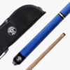 Jonny 8 Ball Jonny 8 Ball 57 Inch BLUE TRIAD 3 Section Ash Pool Snooker Cue WITH SOFT CASE -Billiards Shop 1 cc763820 b6e1 4b84 98ab 268d1a76ff0a