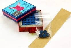 Tweeten 5 X 8.5mm Tweeten ELK MASTER Leather Snooker Pool Cue Tips - FREE Sandpaper -Billiards Shop 2 165