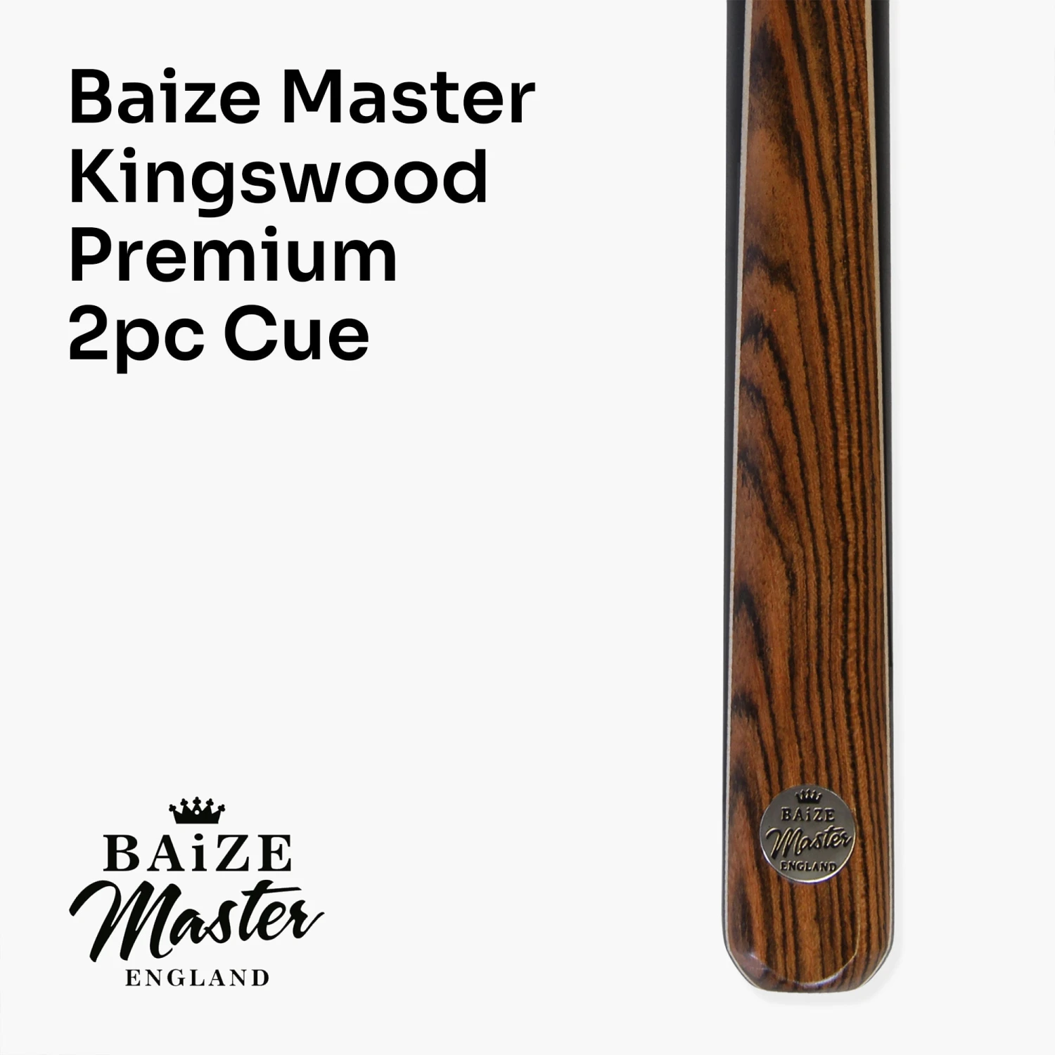 Baize Master Baize Master Kingswood PREMIUM 57 Inch 2 Piece Centre Joint Matching Ash Hand Spliced Snooker Pool Cue With Mini Butt 9.5mm Tip 4 Baize Master Baize Master Kingswood PREMIUM 57 Inch 2 Piece Centre Joint Matching Ash Hand Spliced Snooker Pool Cue With Mini Butt 9.5mm Tip - Image 2