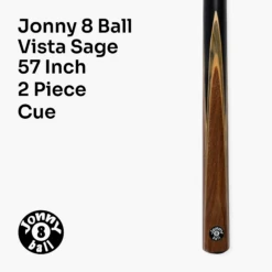 Jonny 8 Ball Jonny 8 Ball VISTA 57 Inch 2 Piece Centre Joint Multi Spliced English Pool Cue With 8mm Tip -Billiards Shop 2 bbad3200 deb5 435f 921c d438aa311346