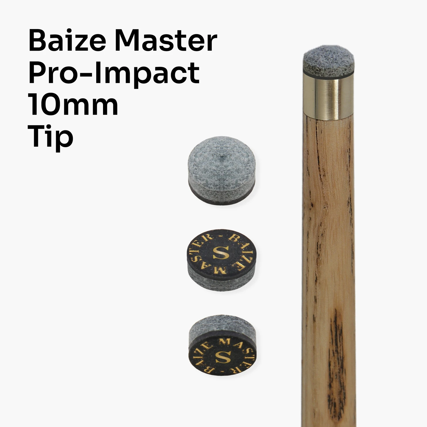 Baize Master Baize Master Pro-Impact Leather Backed Pressed Tips - Pack Of 4 - 10mm Tips 16 Baize Master Baize Master Pro-Impact Leather Backed Pressed Tips - Pack Of 4 - 10mm Tips - Image 14