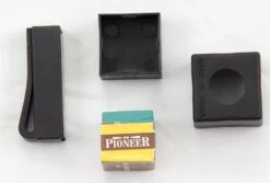 Peradon Peradon PLASTIC Magnetic Snooker Pool Chalk Holder + Triangle Chalk -Billiards Shop 36906749
