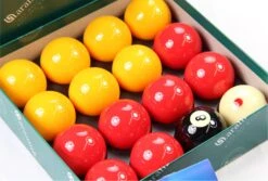 Aramith ARAMITH LEAGUE Red & Yellow 2'' Balls With PRO CUP Spotted Cue Ball -Billiards Shop 36907410
