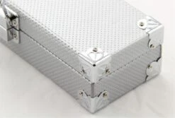Cue & Case 2pc SILVER Cue Case With Reinforced Corners For Snooker Pool Cue -Billiards Shop 36913999