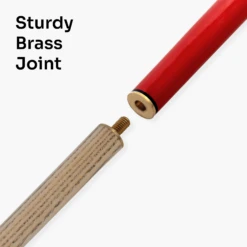 Jonny 8 Ball Jonny 8 Ball RED JET JUNIOR 48 Inch 2pc Ash Pool Snooker Cue - 10mm Tip -Billiards Shop 3 04e7dd13 8795 456b bf0c 332c818eca13