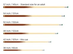 Baize Master Baize Master Silver Series 42 Inch CONQUEST Junior Kids Short Snooker Pool 2pc Ash Cue Set With MEDIUM BLACK HARD CASE - 9.5mm -Billiards Shop 42 inch cue comparison a1fc7823 f656 4e5e bc9d 6825496f03e6