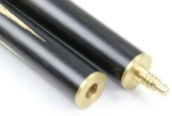 Peradon Peradon KING 58" Hand Spliced Genuine Ebony Ash 3/4 Jointed Pool Cue, 9.5mm Tip -Billiards Shop 47019958