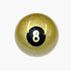Aramith Exclusive 2" Aramith Premier GOLDEN 8 BALL Single Pool Ball