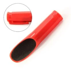 Cue & Case Snooker & Pool Red Plastic Cue Tip Sander - Pen Style
