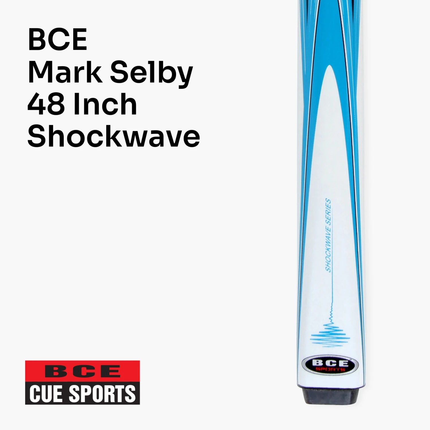 BCE BCE Mark Selby Shockwave 48 Inch 2 Piece Kids Snooker Pool Cue And Case Set 9.5mm Tip 4 BCE BCE Mark Selby Shockwave 48 Inch 2 Piece Kids Snooker Pool Cue And Case Set 9.5mm Tip - Image 2