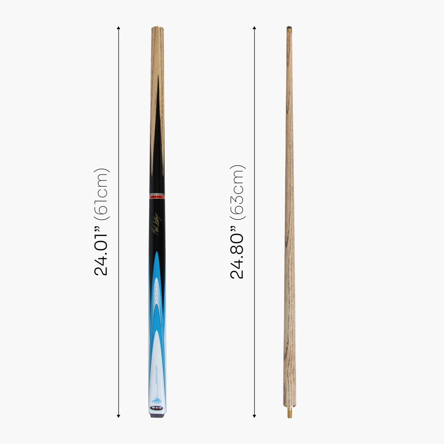 BCE BCE Mark Selby Shockwave 48 Inch 2 Piece Kids Snooker Pool Cue And Case Set 9.5mm Tip 6 BCE BCE Mark Selby Shockwave 48 Inch 2 Piece Kids Snooker Pool Cue And Case Set 9.5mm Tip - Image 4