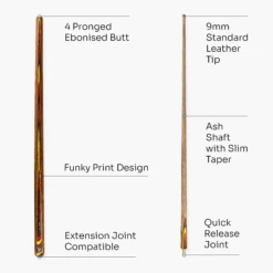 Jonny 8 Ball Jonny 8 Ball NOVA 57 Inch 2 Piece English Pool Cue 9mm Tip With Slim Tapered Ash Shaft -Billiards Shop 4 314f9e5c 08d1 440b 96b0 9e5881f8d076