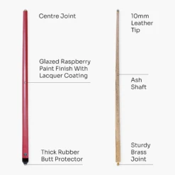 Jonny 8 Ball Jonny 8 Ball 36 Inch RASPBERRY JET Kids Junior Snooker Pool Cue 10mm Tip -Billiards Shop 4 3cec3fdc 8310 4074 9121 9b2750a5651b