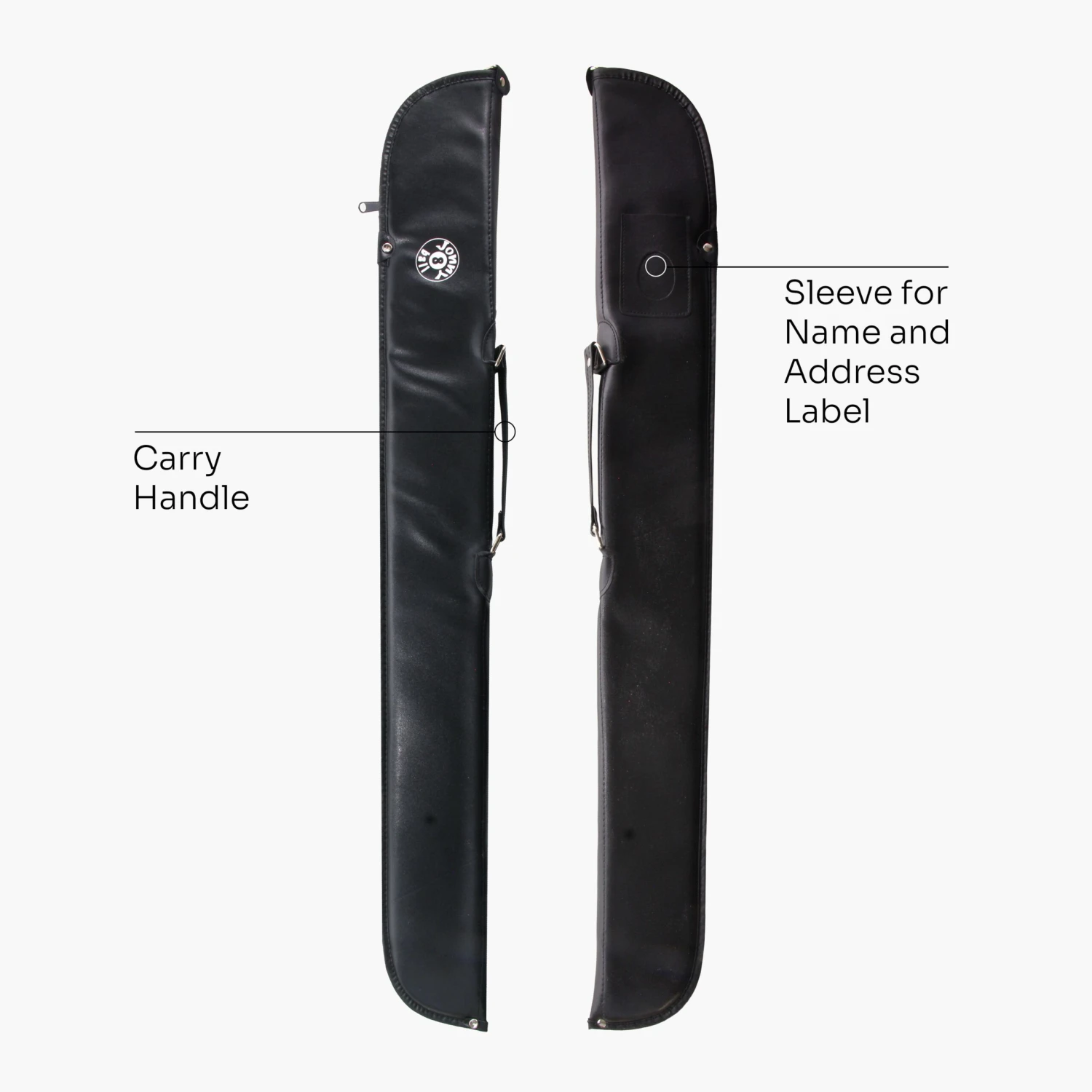 Jonny 8 Ball Jonny 8 Ball Heavy Duty Vinyl Soft Case For 2 Piece Snooker Pool Cue 6 Jonny 8 Ball Jonny 8 Ball Heavy Duty Vinyl Soft Case For 2 Piece Snooker Pool Cue - Image 4