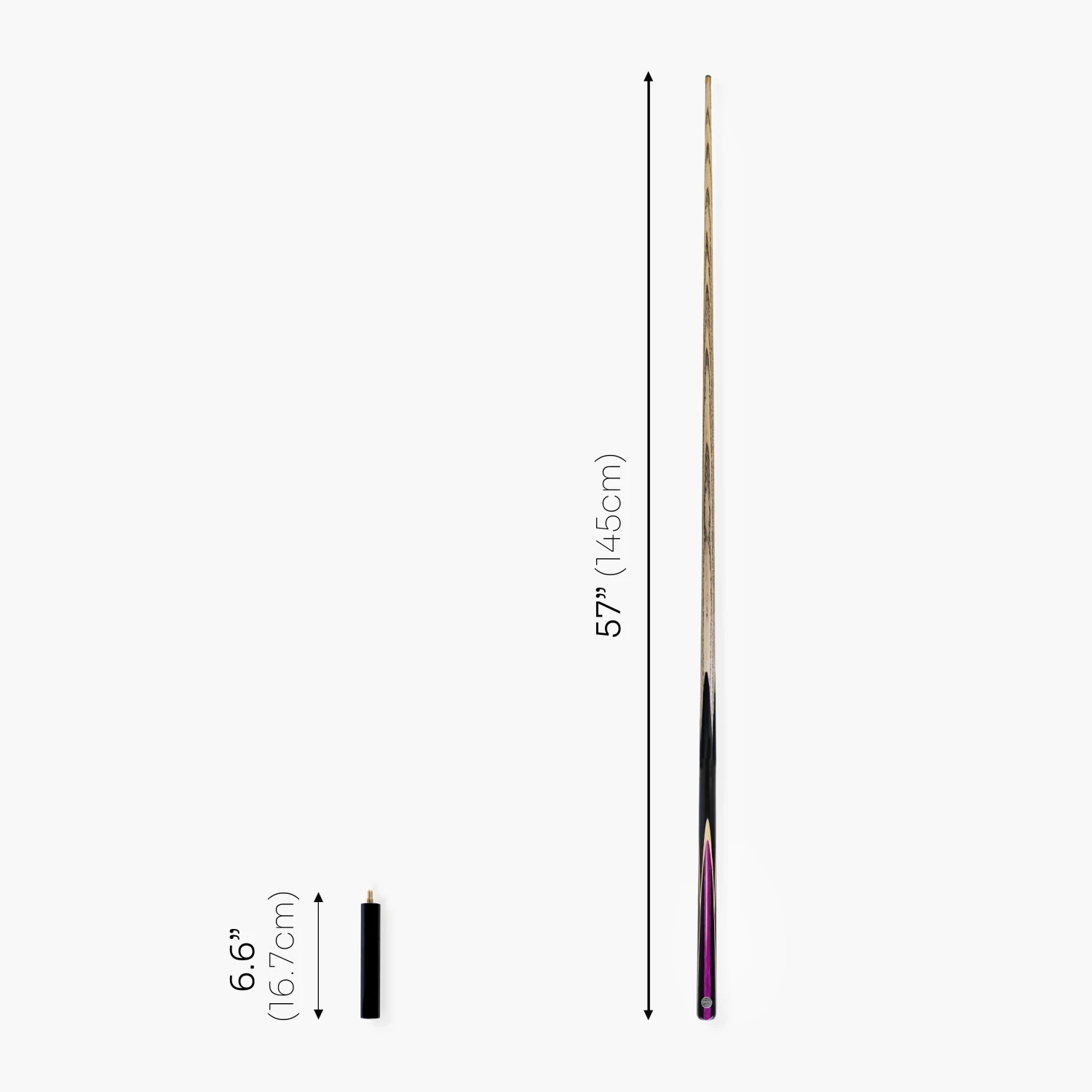 Baize Master Baize Master 1 Piece PURPLE JESTER 57 Inch Ash Snooker Pool Cue With 9.5mm Tip 6 Baize Master Baize Master 1 Piece PURPLE JESTER 57 Inch Ash Snooker Pool Cue With 9.5mm Tip - Image 4