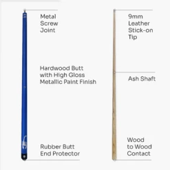 Jonny 8 Ball Jonny 8 Ball SCORPION 57 Inch 2 Piece Ash Snooker Pool Cue 9mm Tip With Hard Case -Billiards Shop 4 c31c41f7 5fe5 40d2 b483 d18e712937b8