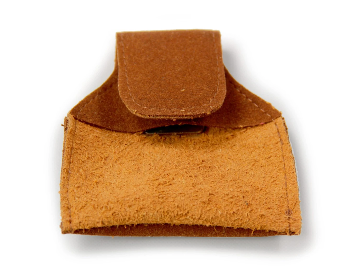 Cue & Case Genuine Suede BROWN Chalk Pouch With Belt Hook - For Snooker & Pool Players 4 Cue & Case Genuine Suede BROWN Chalk Pouch With Belt Hook - For Snooker & Pool Players - Image 2