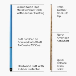 Jonny 8 Ball Jonny 8 Ball 48 Inch NEON BLUE TRIAD 3 Section Pool Snooker Cue & SOFT CASE 15 Jonny 8 Ball Jonny 8 Ball 48 Inch NEON BLUE TRIAD 3 Section Pool Snooker Cue & SOFT CASE -Billiards Shop 5 35cb209c 7f8a 4406 aa73 cf6023a4d695