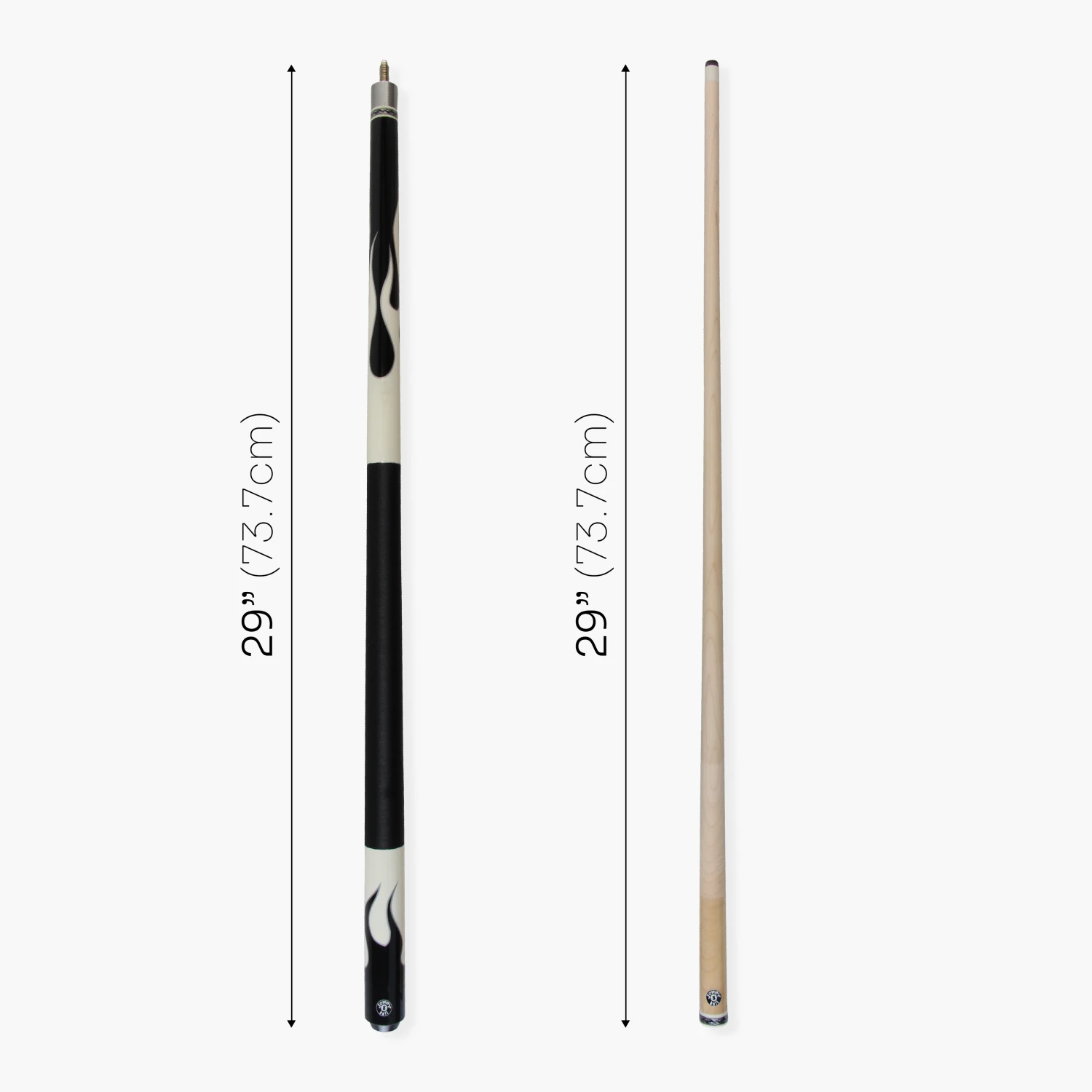 Cue + Case Jonny 8 Ball Flame 58" Maple Pool Snooker Cue With 11mm Tip And Heavy Duty Vinyl Soft Case 8 Cue + Case Jonny 8 Ball Flame 58" Maple Pool Snooker Cue With 11mm Tip And Heavy Duty Vinyl Soft Case - Image 6