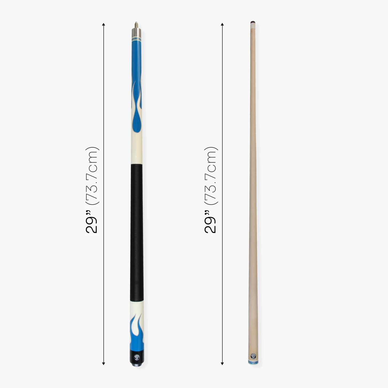 Cue + Case Jonny 8 Ball Flame 58" Maple Pool Snooker Cue With 11mm Tip And Heavy Duty Vinyl Soft Case 16 Cue + Case Jonny 8 Ball Flame 58" Maple Pool Snooker Cue With 11mm Tip And Heavy Duty Vinyl Soft Case - Image 14