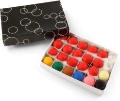 Funky Chalk Funky Chalk Junior Economy 1 1/4 Inch (32mm) 22 Ball Kids Snooker Ball Set