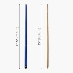 Jonny 8 Ball Jonny 8 Ball 52" BLUE PRO-TRIAD 3 Section Pool Cue - 8mm Elk Master Tip -Billiards Shop 6 9b48f84a 7bd0 468a b4b7 892b20c299fd
