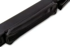 Cue + Case Funky Chalk ALL BLACK Leather Patch Effect SQUARE 2 Piece Snooker Pool Cue Case - Holds 2 Centre Jointed Cues -Billiards Shop 7 19 scaled 1