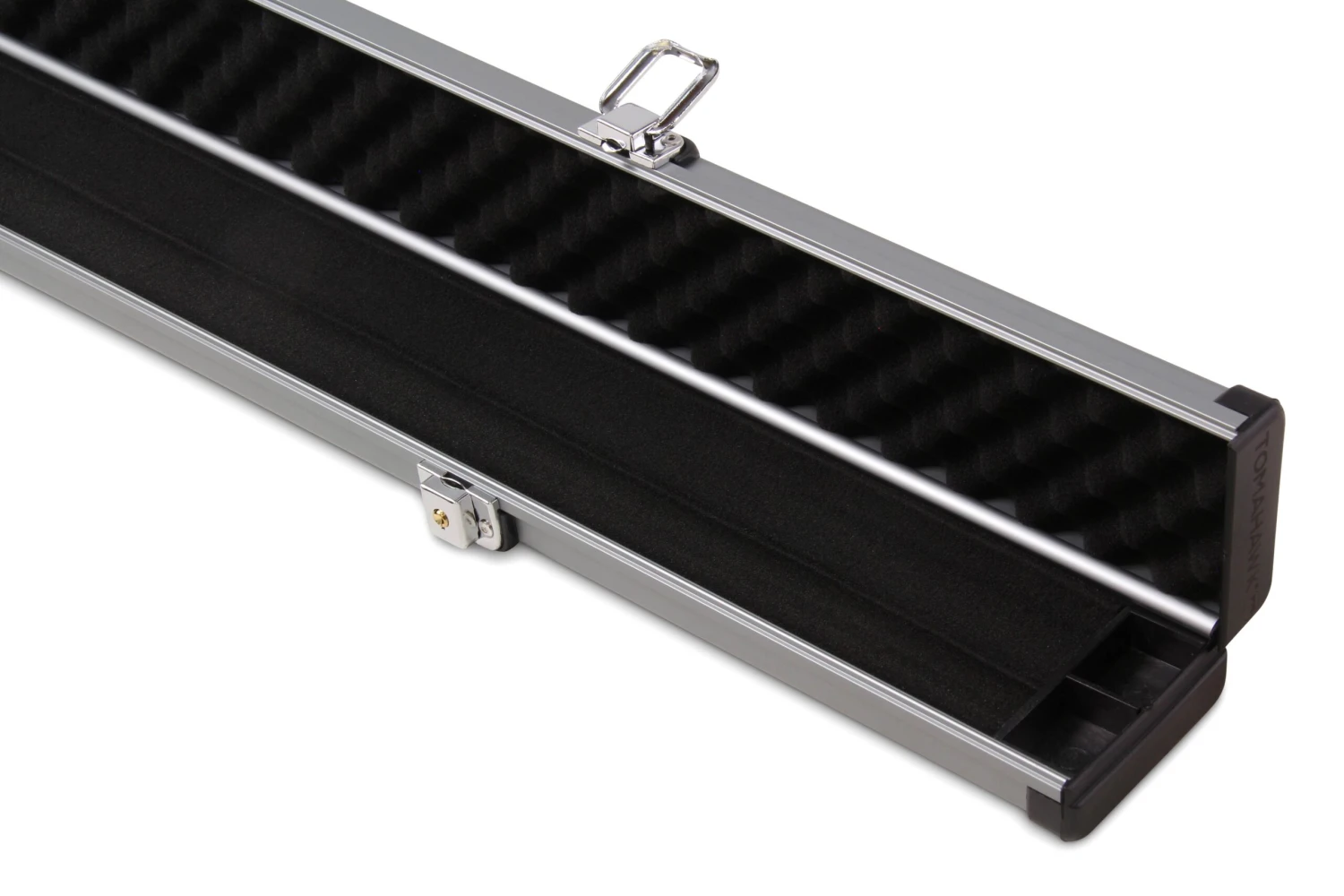 Tomahawk 1 Piece Wide Aluminium LOCKABLE LUXURY Snooker Pool Cue Case - Holds 2 Cues 18 Tomahawk 1 Piece Wide Aluminium LOCKABLE LUXURY Snooker Pool Cue Case - Holds 2 Cues - Image 16