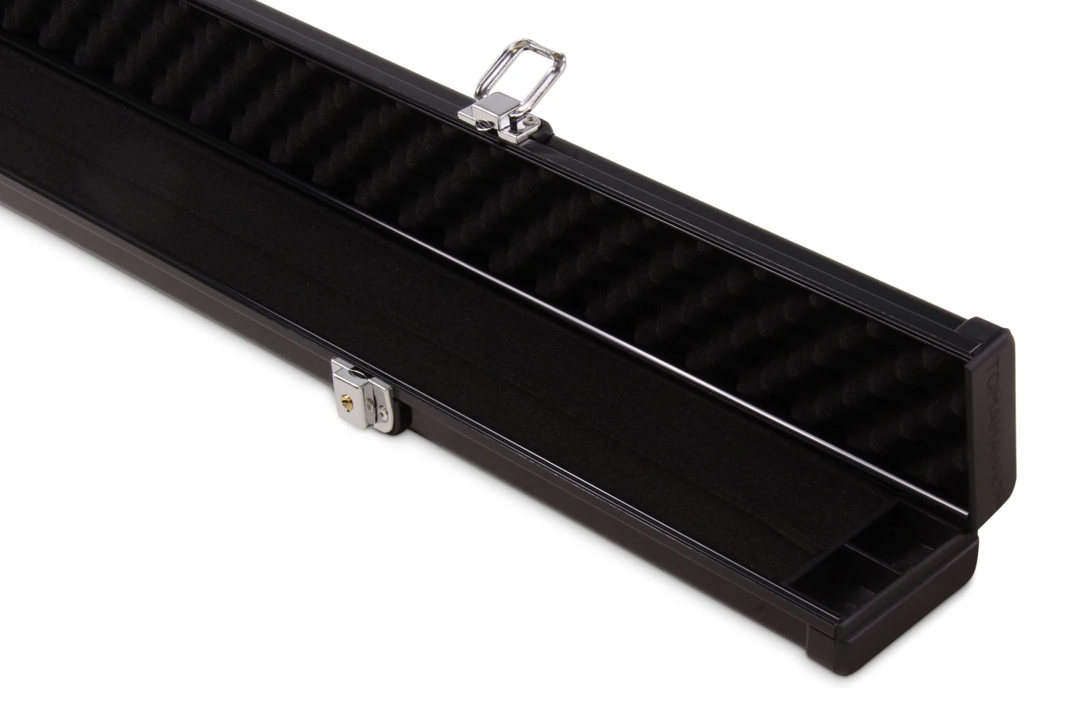 Tomahawk 1 Piece Wide Aluminium LOCKABLE LUXURY Snooker Pool Cue Case - Holds 2 Cues 9 Tomahawk 1 Piece Wide Aluminium LOCKABLE LUXURY Snooker Pool Cue Case - Holds 2 Cues - Image 7