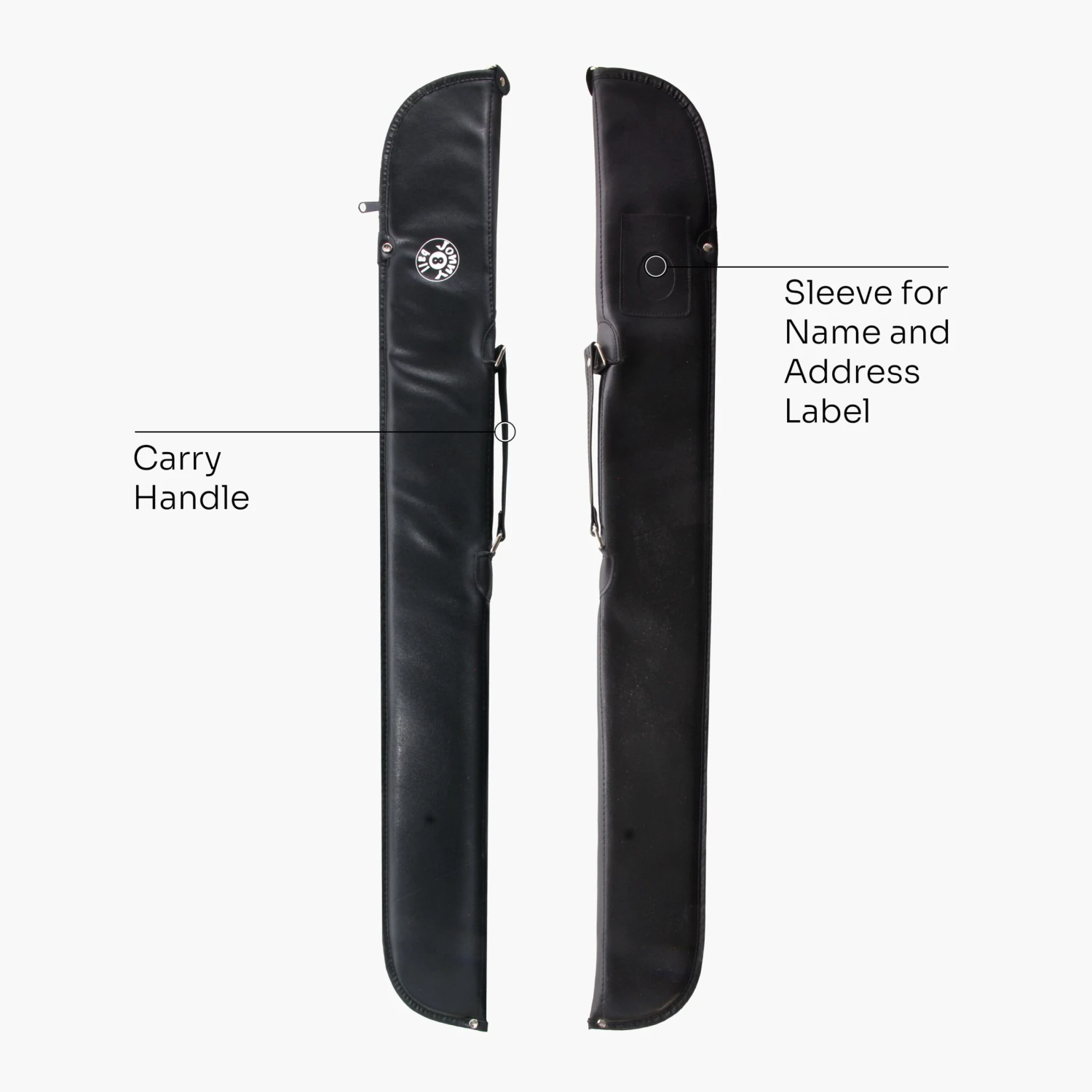 Cue + Case Jonny 8 Ball Flame 58" Maple Pool Snooker Cue With 11mm Tip And Heavy Duty Vinyl Soft Case 18 Cue + Case Jonny 8 Ball Flame 58" Maple Pool Snooker Cue With 11mm Tip And Heavy Duty Vinyl Soft Case - Image 16