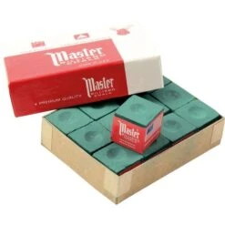 Tweeten Tweeten MASTER BILLIARD Snooker Pool Cue Chalk - Dozen Box 12 Pieces -Billiards Shop 94497212 1