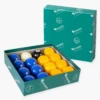Aramith Aramith Premier BLUE & YELLOW 2" Pool Balls + 1 7/8" Cue Ball, Suitable For Pubs