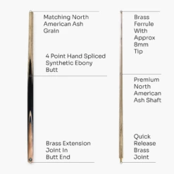 Cue + Case Jonny 8 Ball Challenger 57 Inch 2 Piece Centre Joint English Pool Cue With 8mm Pro Leather Tip 25 Cue + Case Jonny 8 Ball Challenger 57 Inch 2 Piece Centre Joint English Pool Cue With 8mm Pro Leather Tip -Billiards Shop Artboard11 e0da95eb eabf 4ae8 9be2 6fcc8162308f