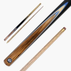 Cue + Case Baize Master Challenger 57 Inch 2 Piece Centre Joint Snooker Pool Cue 9.3mm Pro Leather Tip