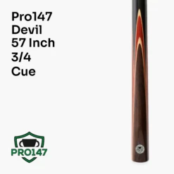 PRO147 Pro147 CLASSIC 3/4 Jointed Snooker Pool Cue With Genuine Multi Spliced Butt 9.5mm Leather Tip And Quick Release + 6" Mini Butt -Billiards Shop Artboard2 125ed76b d9fe 4394 ae70 8d9177c3db02