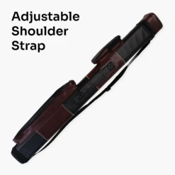 Baize Master Baize Master BROWN & BLACK Leather Patch Effect SQUARE Cue Case - Holds 2 Centre Jointed Cues -Billiards Shop Artboard3 2b590fd4 38ef 4acf a306 d0e0b4d41366