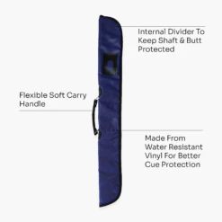 Cue & Case Quality Thick Padded Navy Vinyl 2pc Soft Cue Case -Billiards Shop Artboard4 21d4b5b9 337a 47e0 abaf 432911f3346b