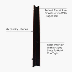 Baize Master Baize Master PRESTIGE 1 Piece Metal Snooker Pool Cue Case - Holds 3 Cues -Billiards Shop Artboard4 33fef526 8dcd 4853 bae0 4ee433cf8a50